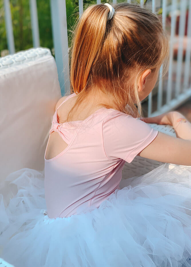 light pink leotard