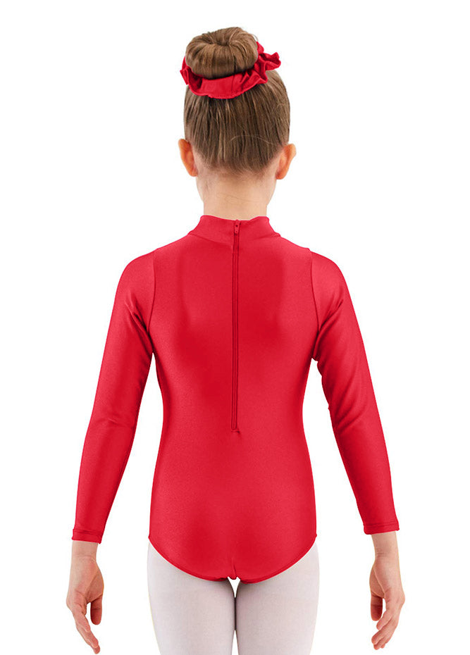 Speerise Girls Turtleneck Long Sleeve Junior Leotard