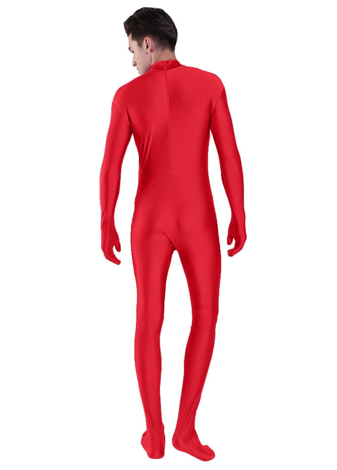Mens Full Spandex Unitard Zentai Suit Without Hood
