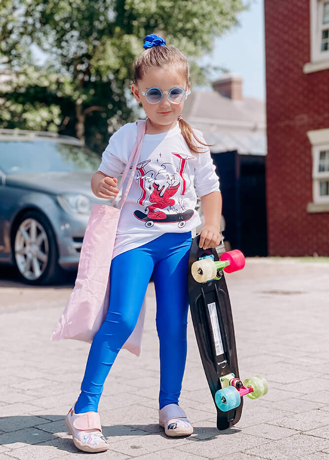 Speerise Kids High Waist Stirrup Workout Leggings
