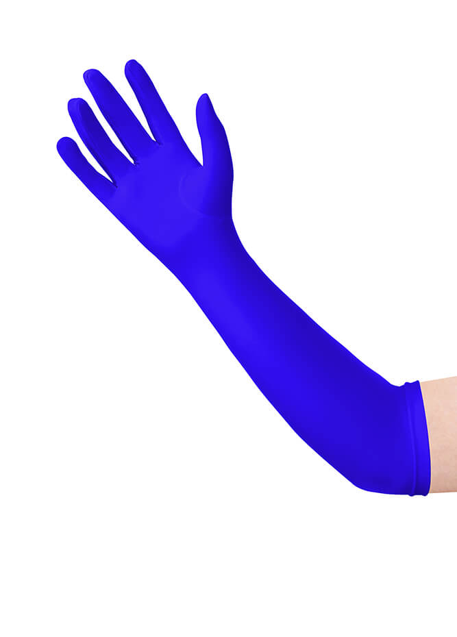 Long Matte Seamless Spandex Gloves