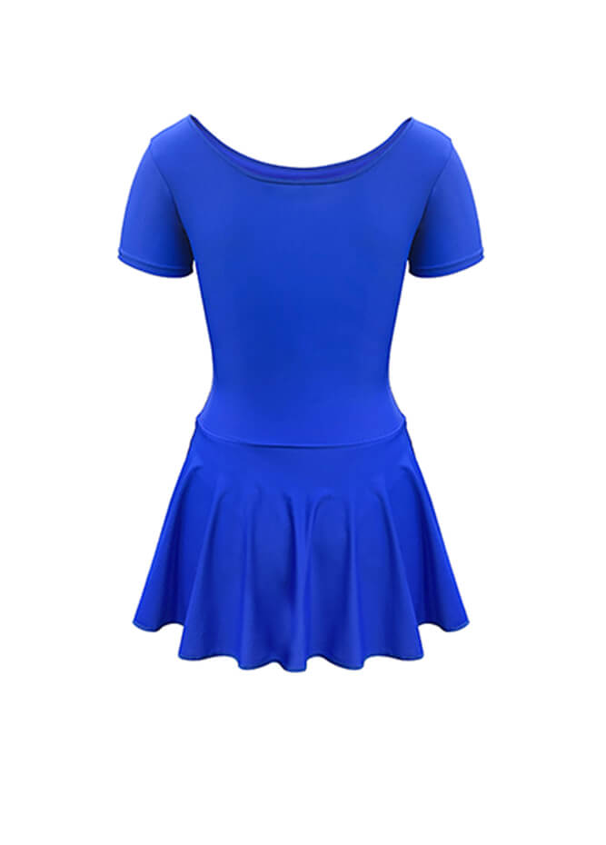 Thong Short Sleeve Skirted Leotard