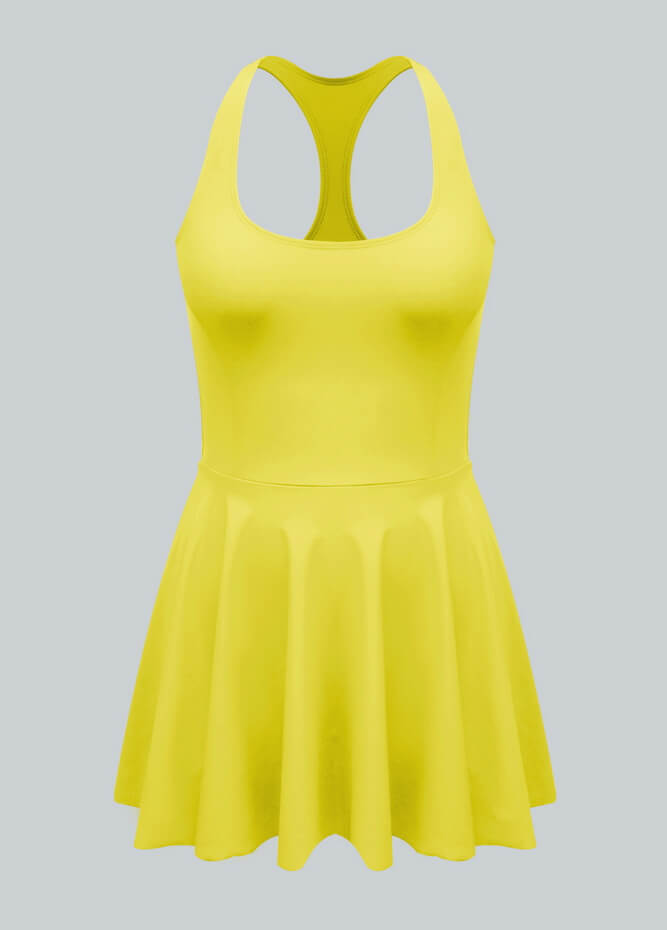 2-in-1 Athletic Dress With Detached Shorts