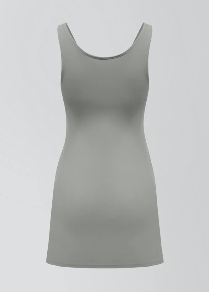 2-in-1 Tank Active Dress With Attached Shorts
