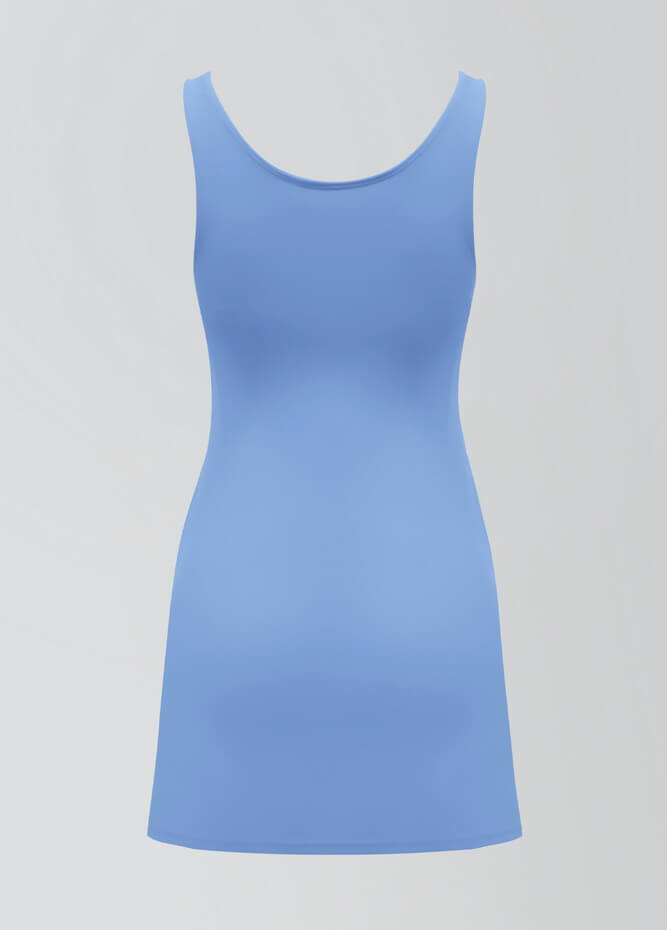 2-in-1 Tank Active Dress With Attached Shorts