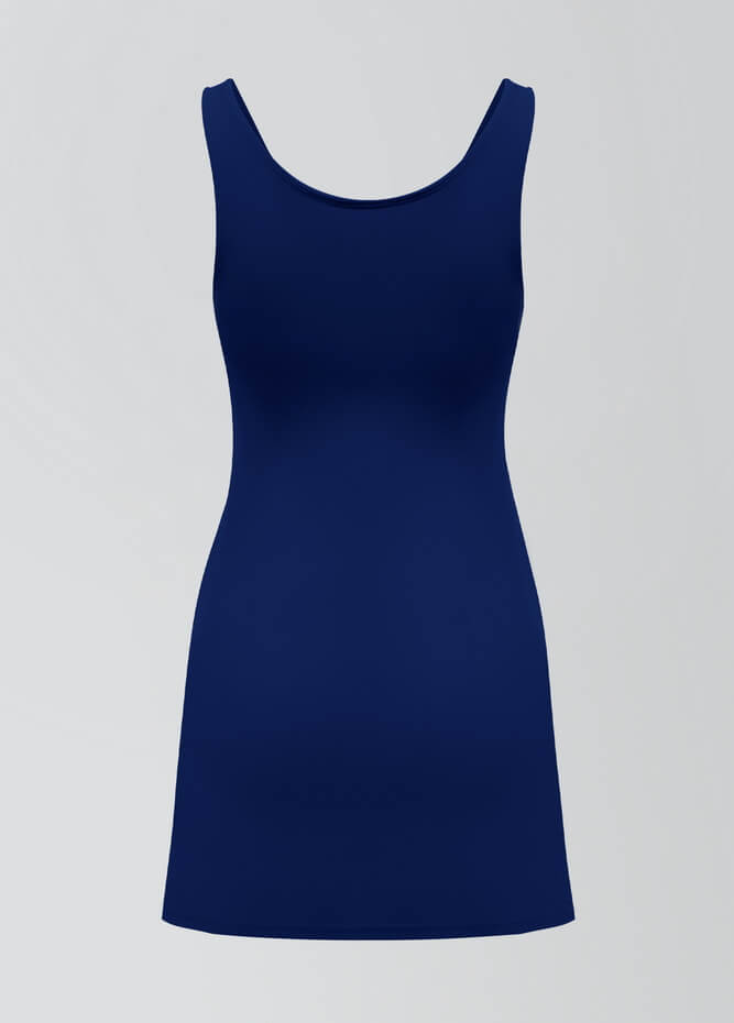 2-in-1 Tank Active Dress With Attached Shorts
