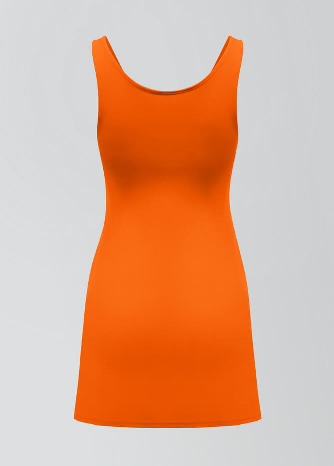 2-in-1 Tank Active Dress With Attached Shorts