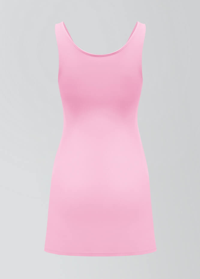 2-in-1 Tank Active Dress With Attached Shorts