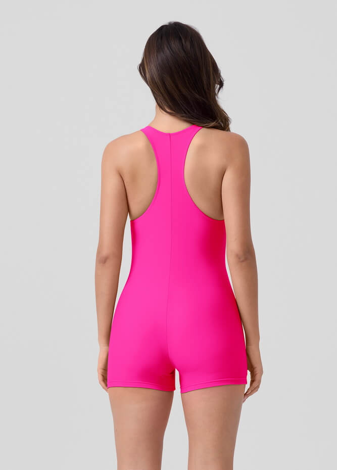Fitness Workout Spandex Romper Bodysuit