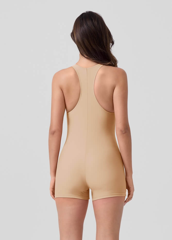 Fitness Workout Spandex Romper Bodysuit