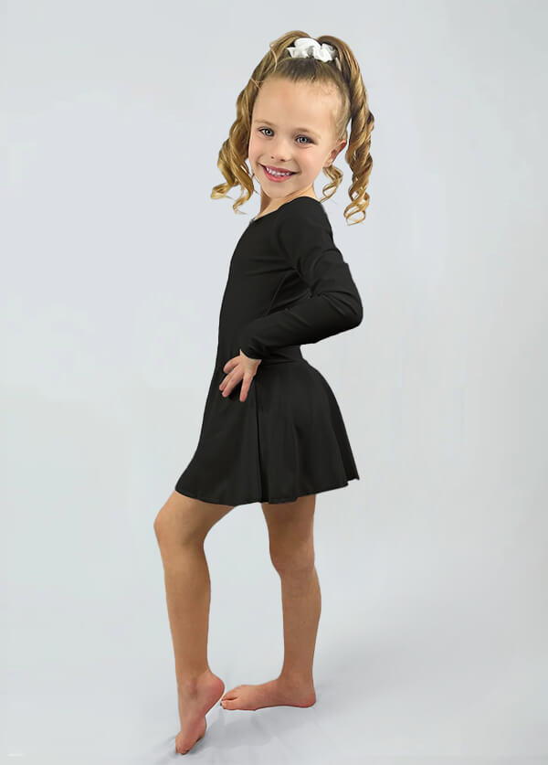 Speerise Long Sleeve Ballet Dance Leotard with Skirt