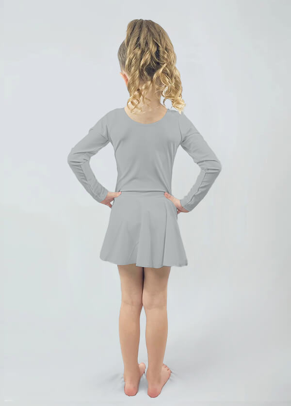 Speerise Long Sleeve Ballet Dance Leotard with Skirt