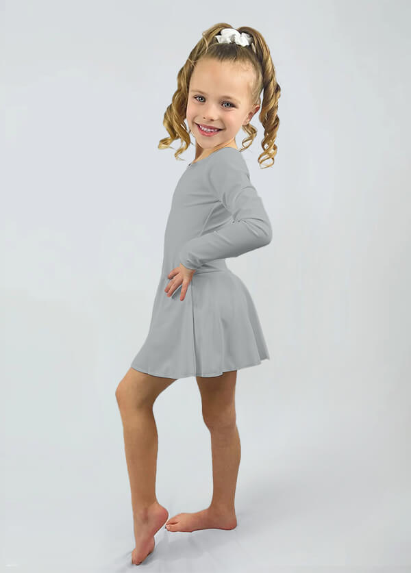 Speerise Long Sleeve Ballet Dance Leotard with Skirt
