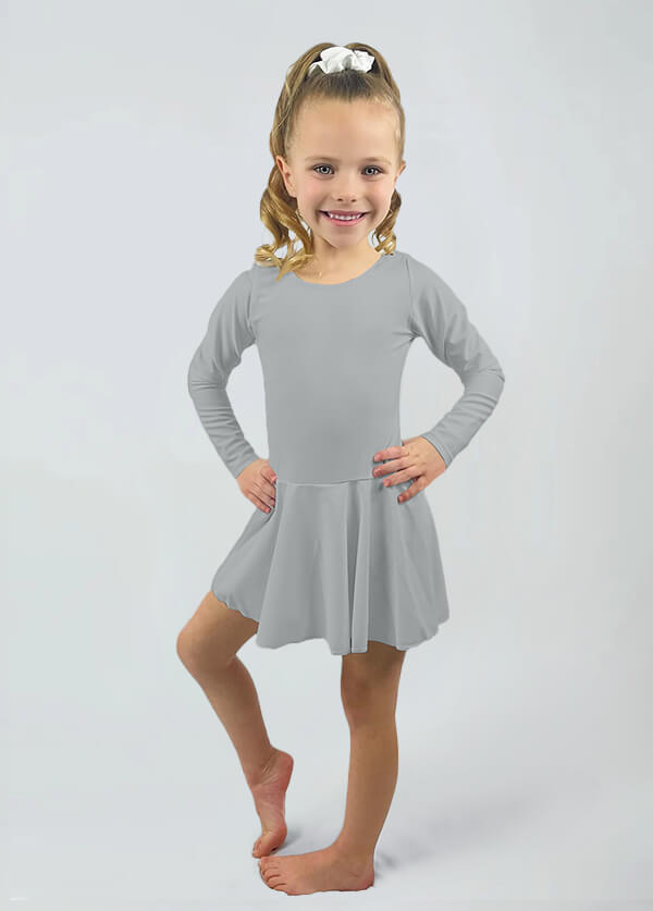 Speerise Long Sleeve Ballet Dance Leotard with Skirt