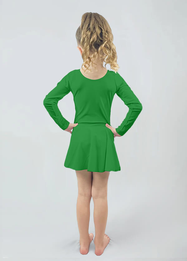 Speerise Long Sleeve Ballet Dance Leotard with Skirt