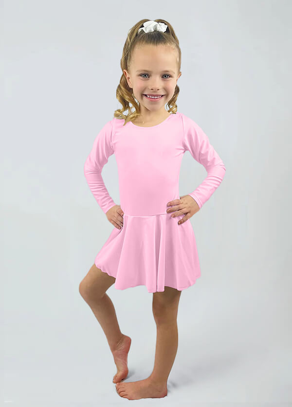 Speerise Long Sleeve Ballet Dance Leotard with Skirt