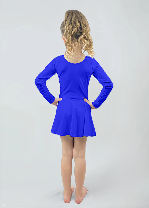 Speerise Long Sleeve Ballet Dance Leotard with Skirt