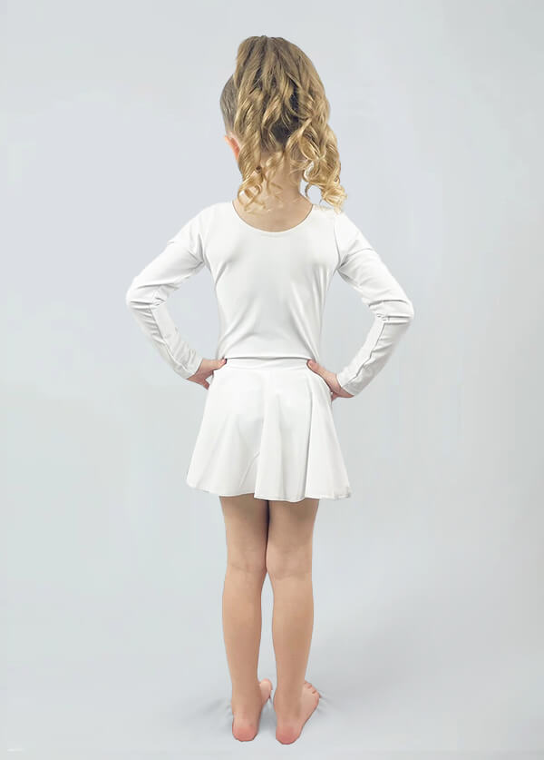 Speerise Long Sleeve Ballet Dance Leotard with Skirt