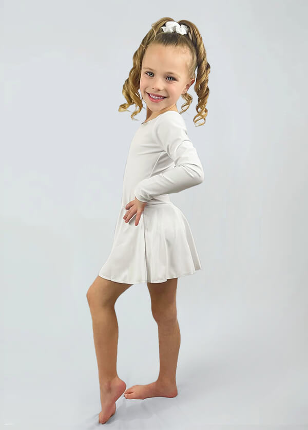 Speerise Long Sleeve Ballet Dance Leotard with Skirt