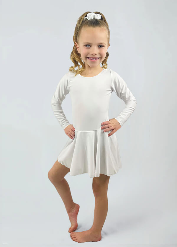 Speerise Long Sleeve Ballet Dance Leotard with Skirt
