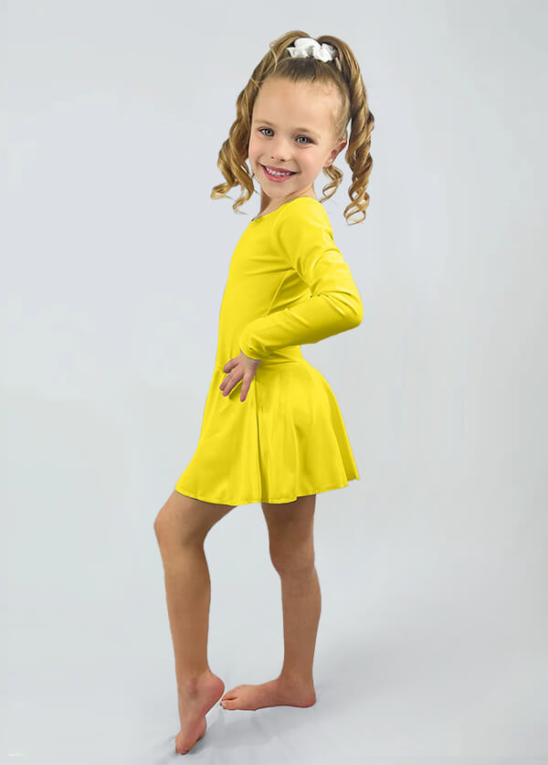 Speerise Long Sleeve Ballet Dance Leotard with Skirt