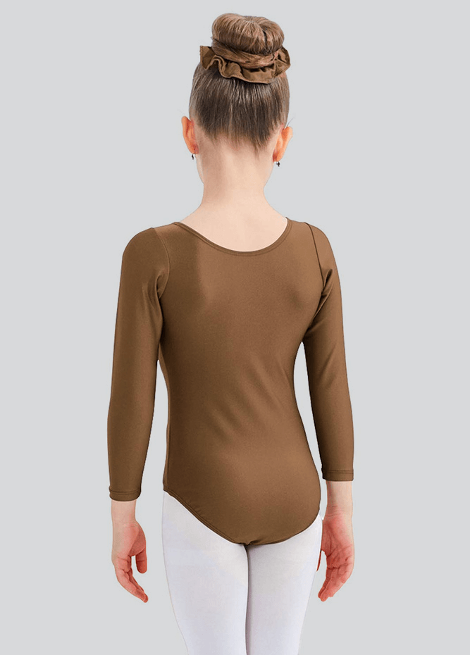 Speerise Girls Roundneck Long Sleeve Leotard