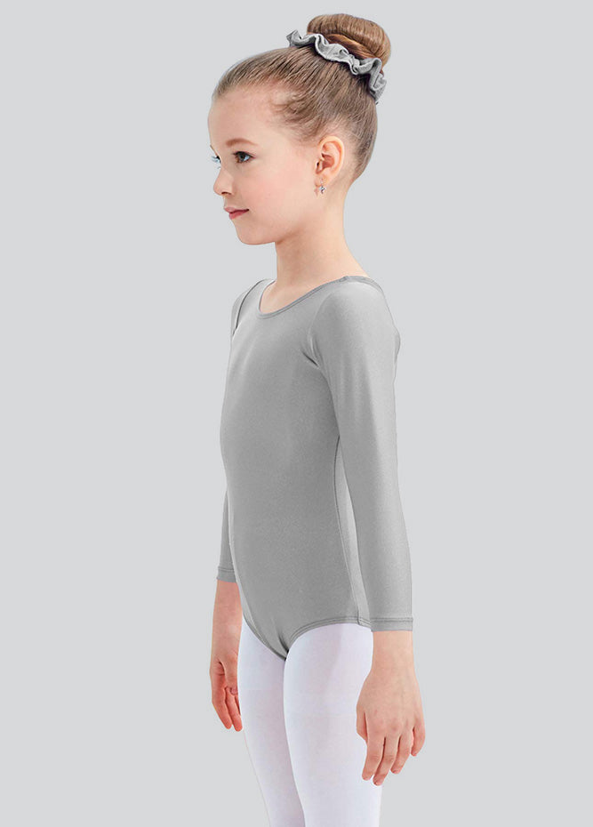 Speerise Girls Roundneck Long Sleeve Leotard