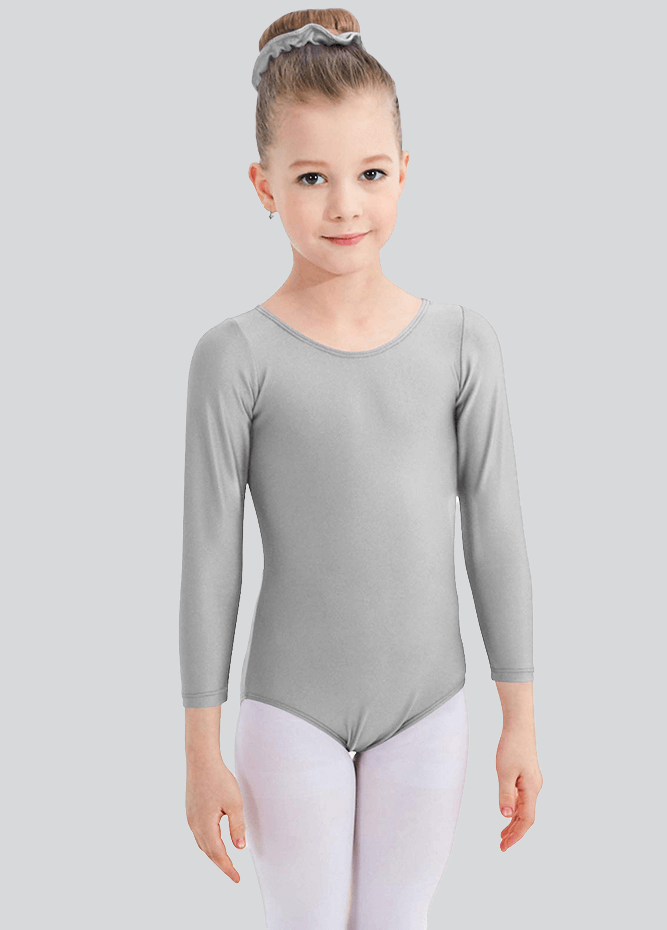Speerise Girls Roundneck Long Sleeve Leotard