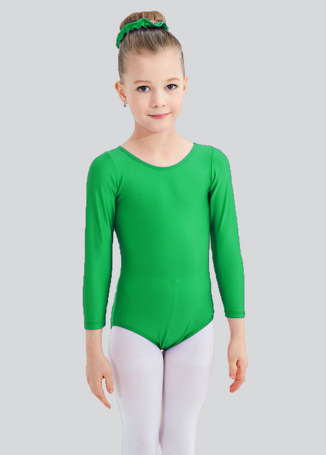 Speerise Girls Roundneck Long Sleeve Leotard