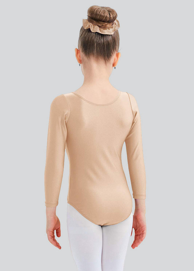 Speerise Girls Roundneck Long Sleeve Leotard