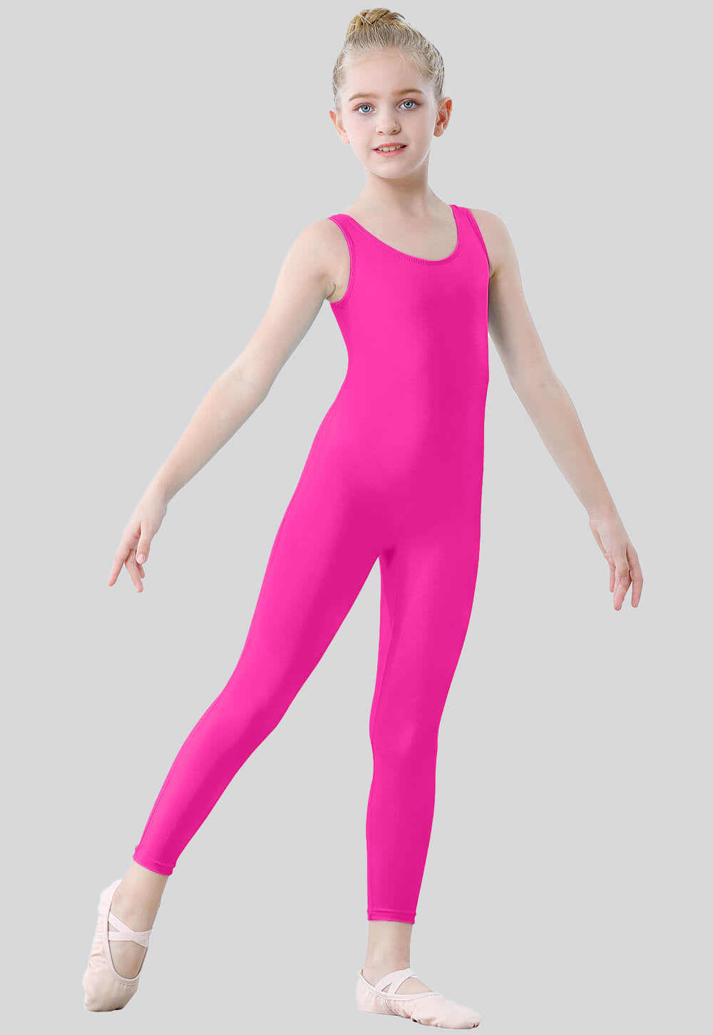 Speerise Girls Sleeveless Tank Stretchy Unitards