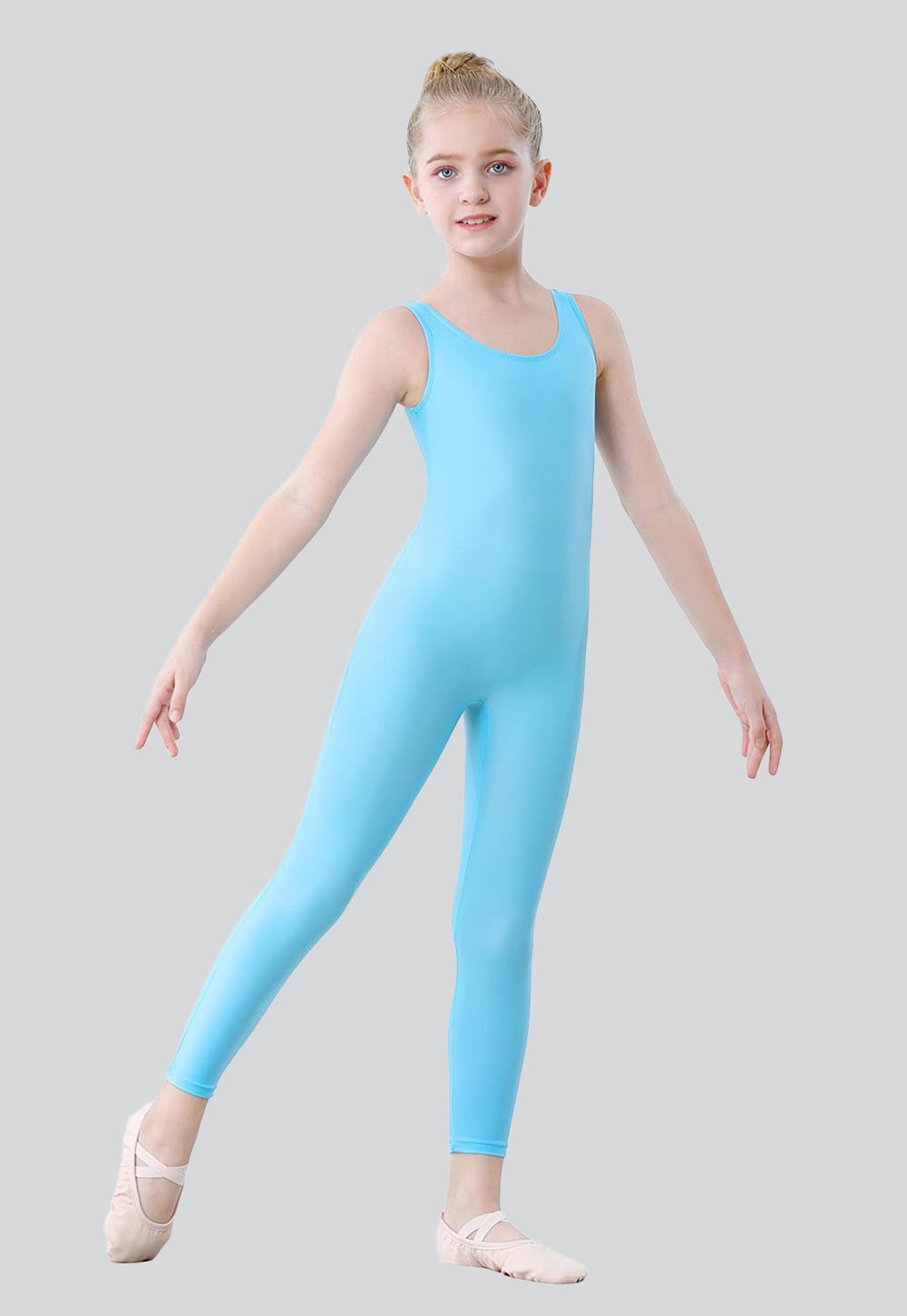 Speerise Girls Sleeveless Tank Stretchy Unitards