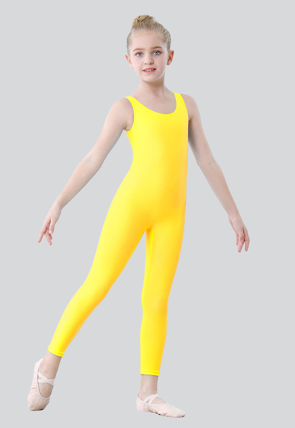 Speerise Girls Sleeveless Tank Stretchy Unitards