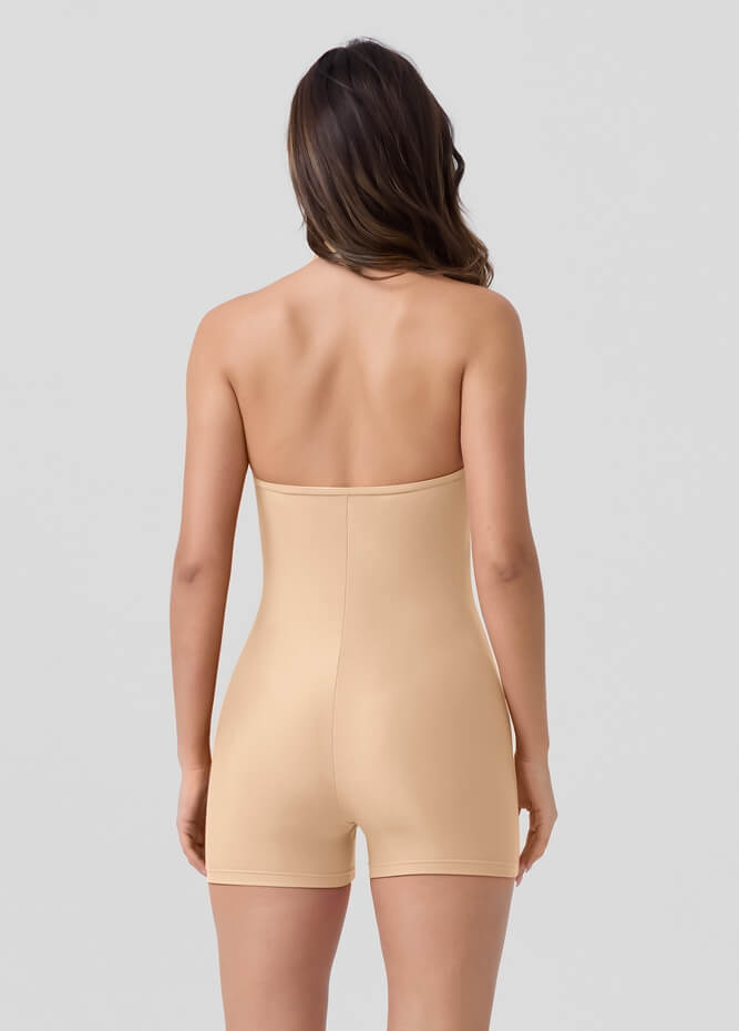 Halter Neck Sport Spandex Romper