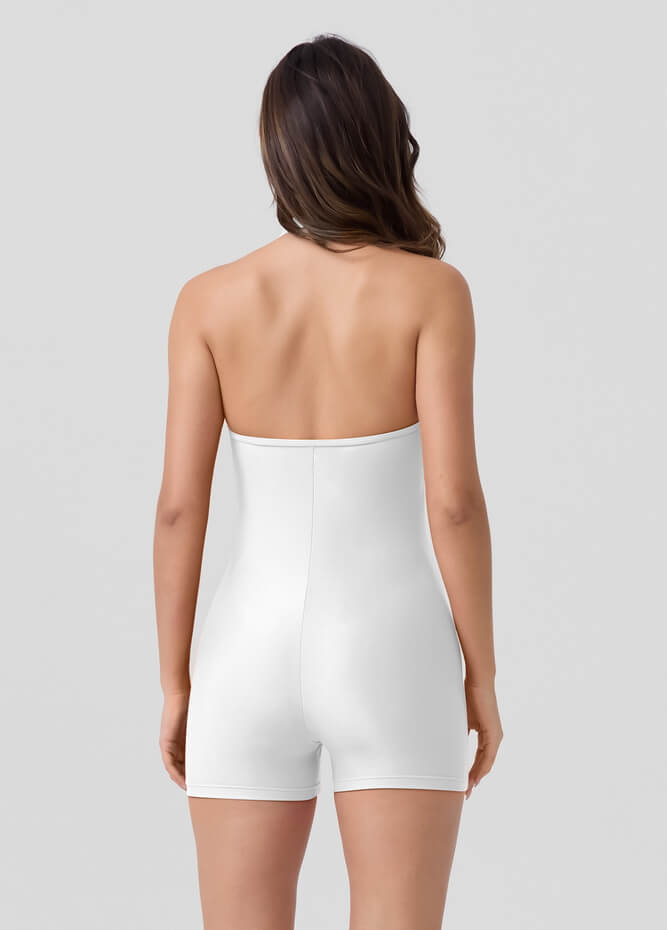 Halter Neck Sport Spandex Romper