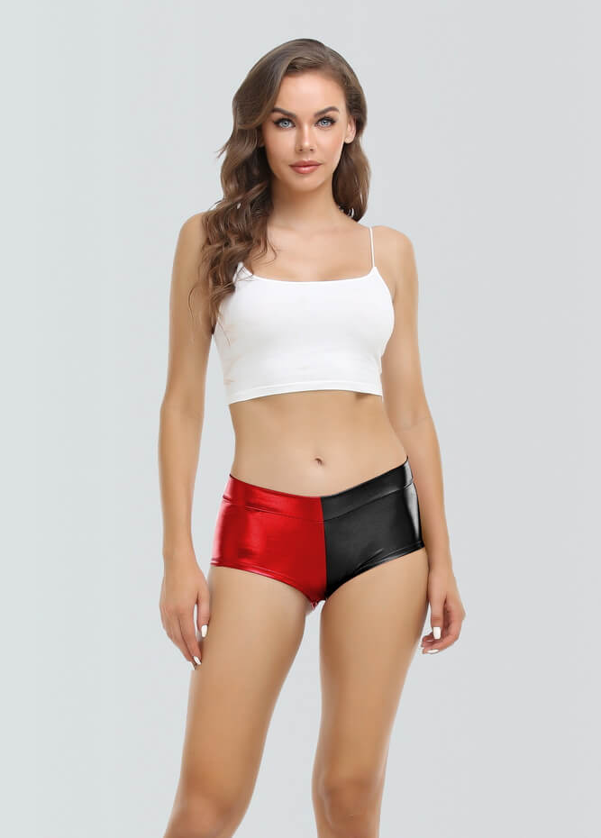 Harley Quinn Costume Rave Shorts