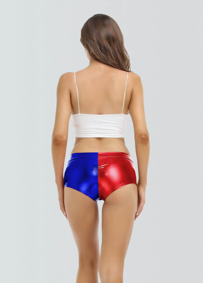 Harley Quinn Costume Rave Shorts