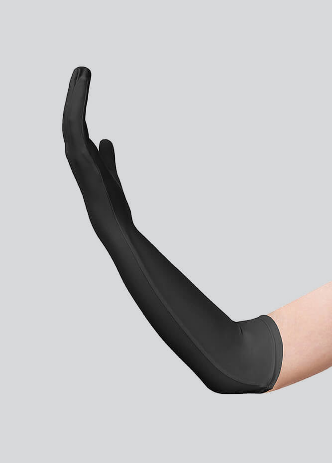 Long Matte Seamless Spandex Gloves