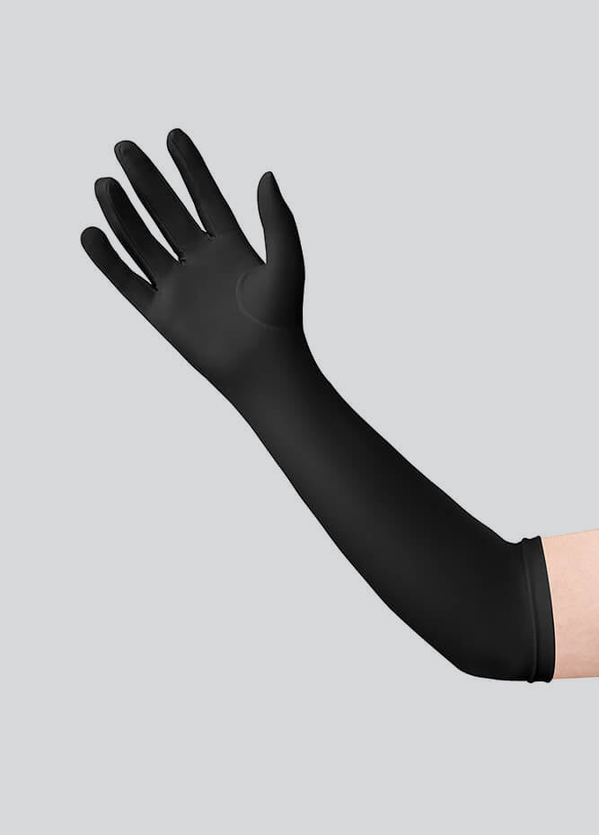 Long Matte Seamless Spandex Gloves