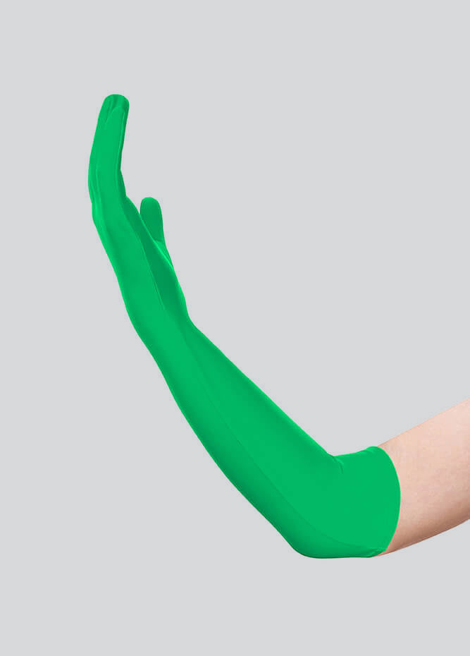 Long Matte Seamless Spandex Gloves