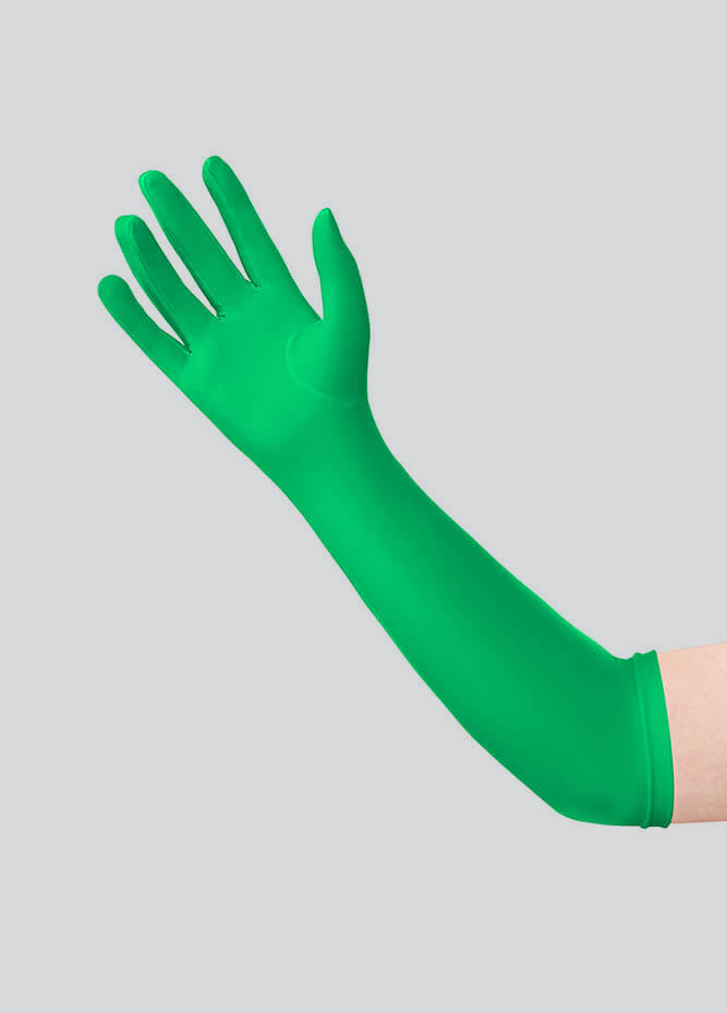 Long Matte Seamless Spandex Gloves