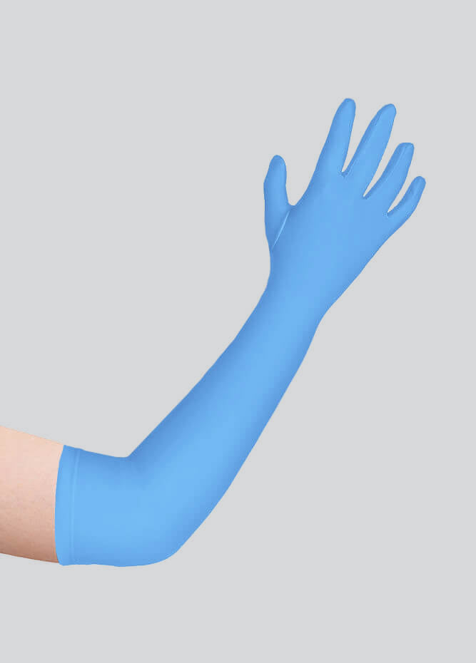 Long Matte Seamless Spandex Gloves
