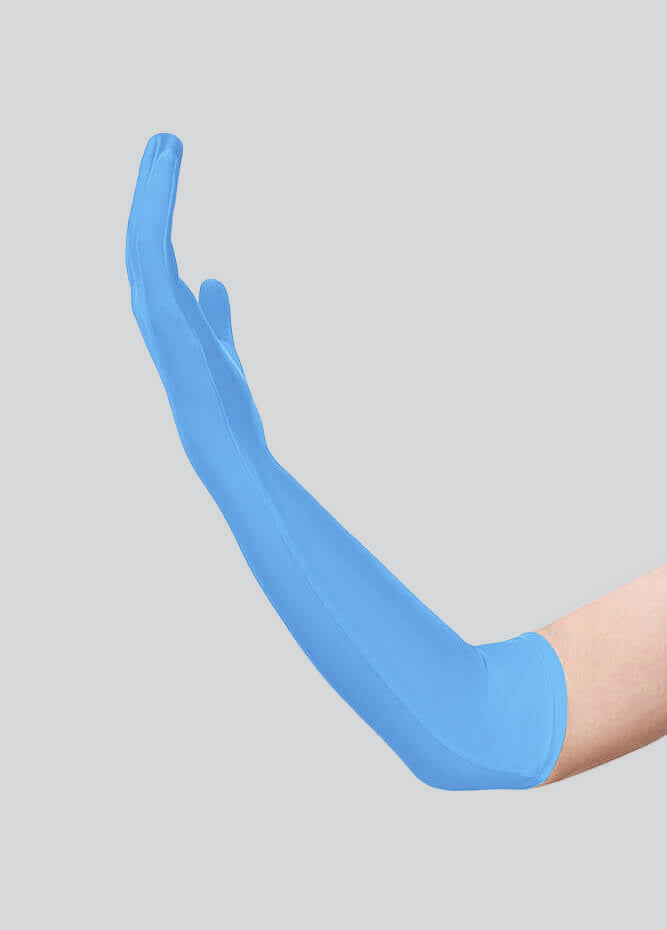Long Matte Seamless Spandex Gloves