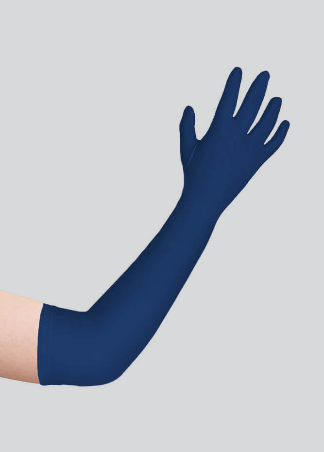 Long Matte Seamless Spandex Gloves