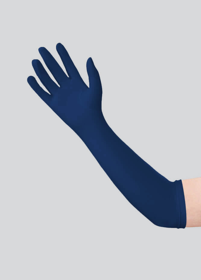Long Matte Seamless Spandex Gloves