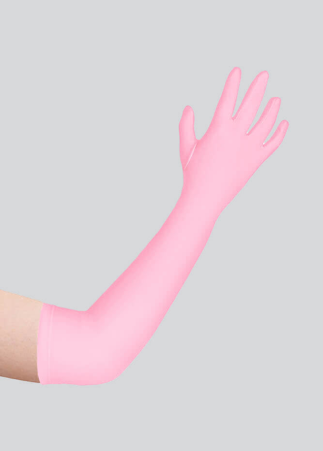 Long Matte Seamless Spandex Gloves