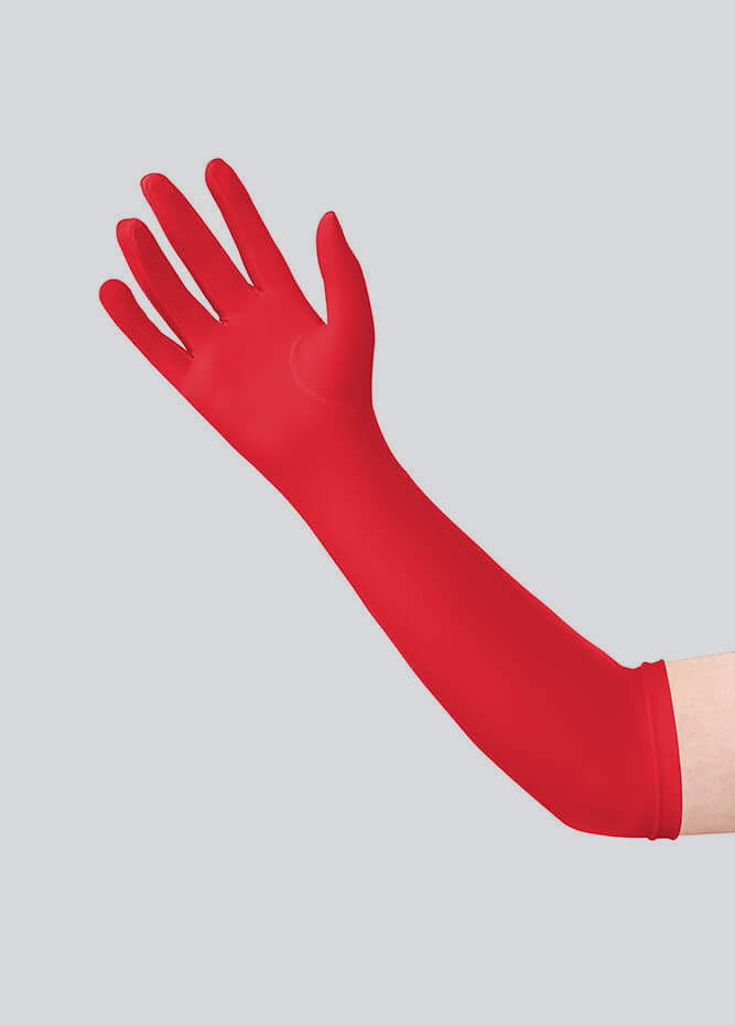 Long Matte Seamless Spandex Gloves