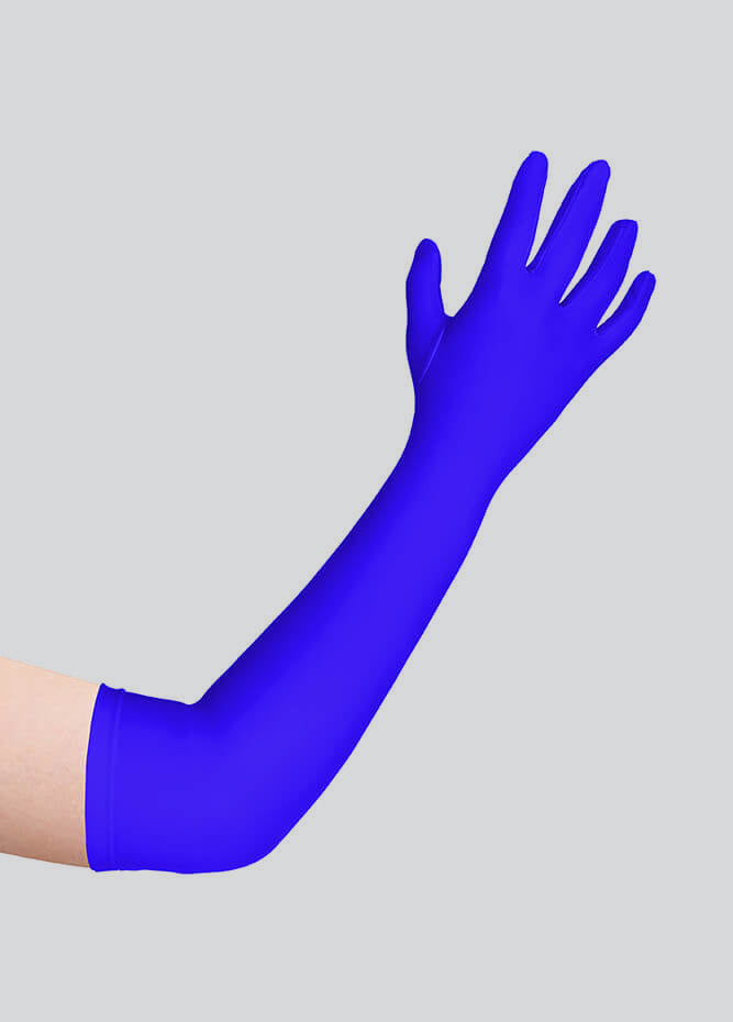 Long Matte Seamless Spandex Gloves