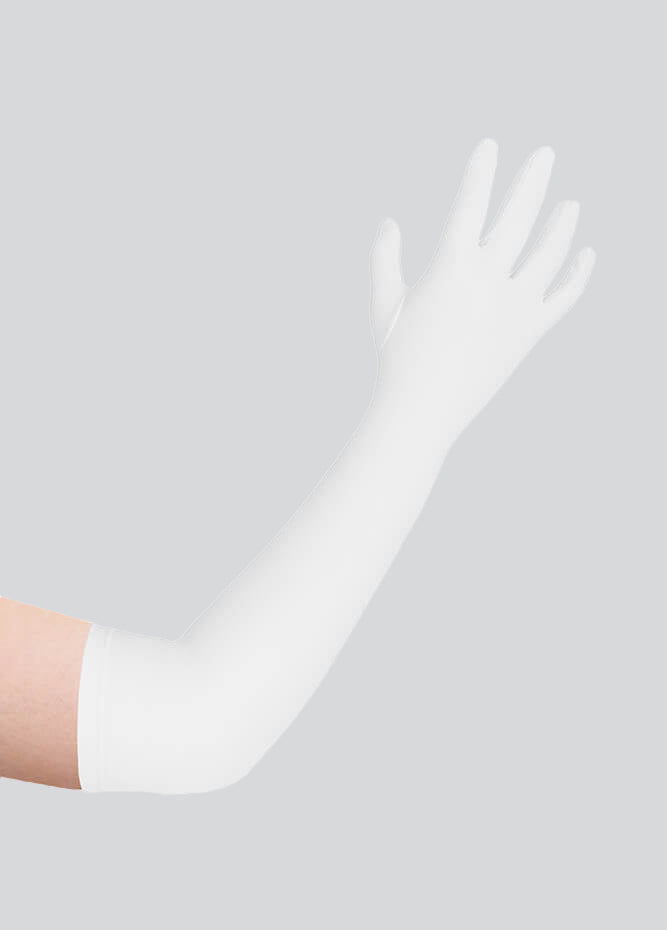 Long Matte Seamless Spandex Gloves