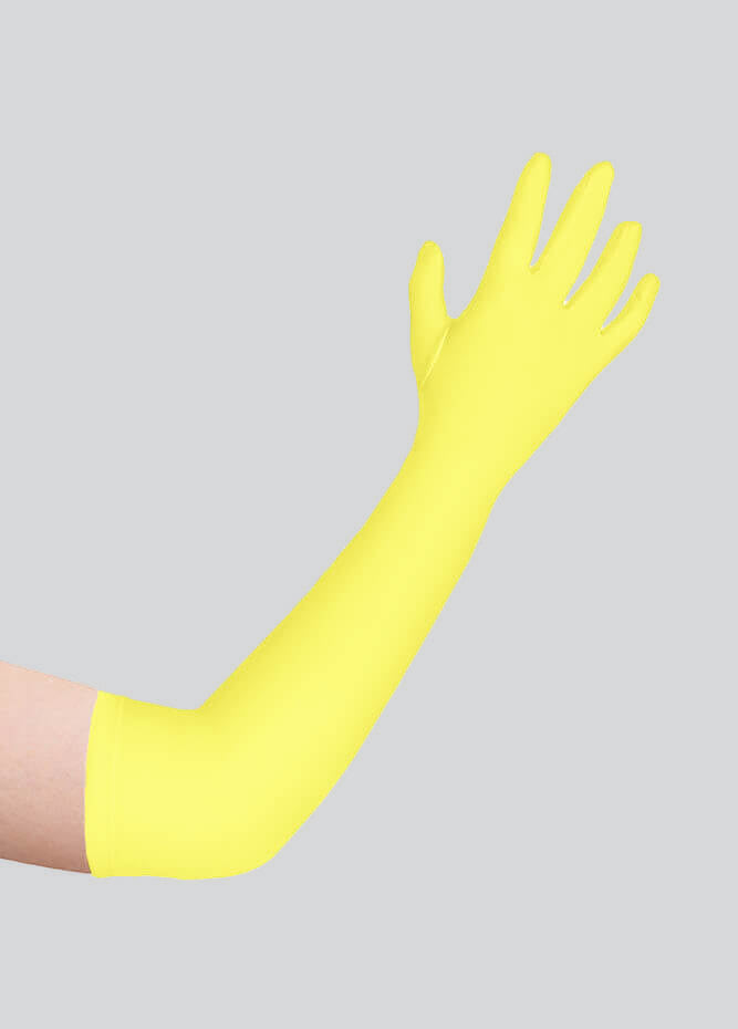 Long Matte Seamless Spandex Gloves